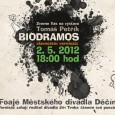 [ 02/05/2012 18.00 až 24/06/2012 18.00. ] Dne 2.5. 2012 v 18:00 hod. se ve foyer městského divadla Děčín uskuteční vernisáž výstavy, která představí nejnovější tvorbu mladého olomouckého malíře a grafika Tomáše Petříka Biodramos.

Tomáš Petřík se ve svém cyklu Biodramos vydává na pomyslnou pouť labyrintem světa, na které jej doprovází všudypřítomné fantaskní postavy a bytosti vycházející jakoby z propojení několika kultur, mytologií [...]