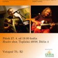 [ 27/04/2012; 19.00 až 21.00. ] 

V pátek 27. 4. 2012 od 19.00 h. vystoupí v Husově sboru na Teplické ulici písničkář, frontman kapely Majerovy brzdové tabulky Petr Linhart spolu s čerstvým držitelem ceny Magnesia litera 2011 za poesii, děčínským básníkem Radkem Fridrichem.
Vstupné 70 Kč, sponzorem večera je Natura – Ing. Valdemar Grešík